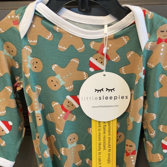 Little sleepies gingerbread gown bamboo - Picture 2 of 3
